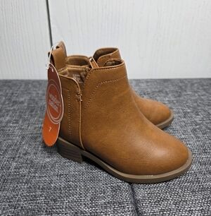 Wonder Nation Toddler Brown Ankle Boots-Size 7